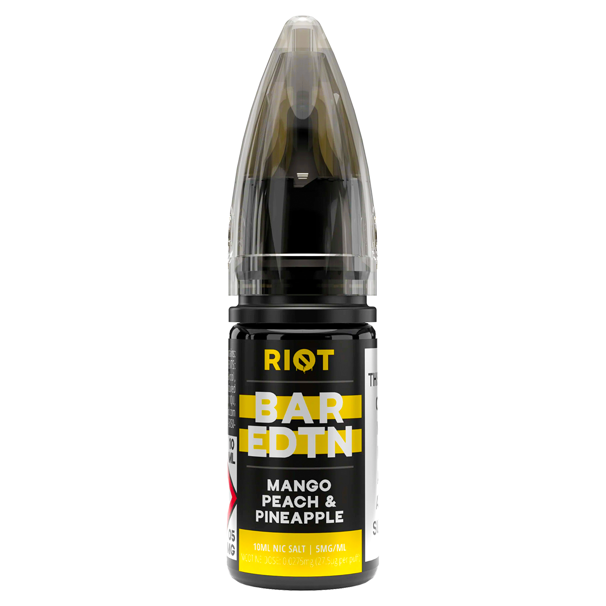 Mango Peach Pineapple Riot Bar EDTN Nic Salt 10ml