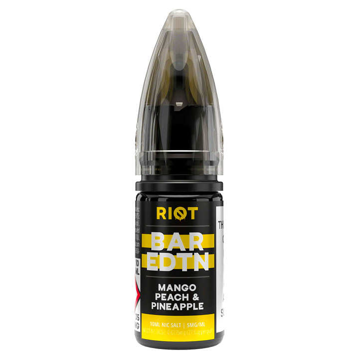 Mango Peach Pineapple Riot Bar EDTN Nic Salt 10ml
