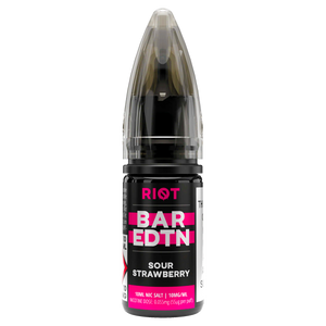Sour Strawberry Riot Bar EDTN Nic Salt 10ml