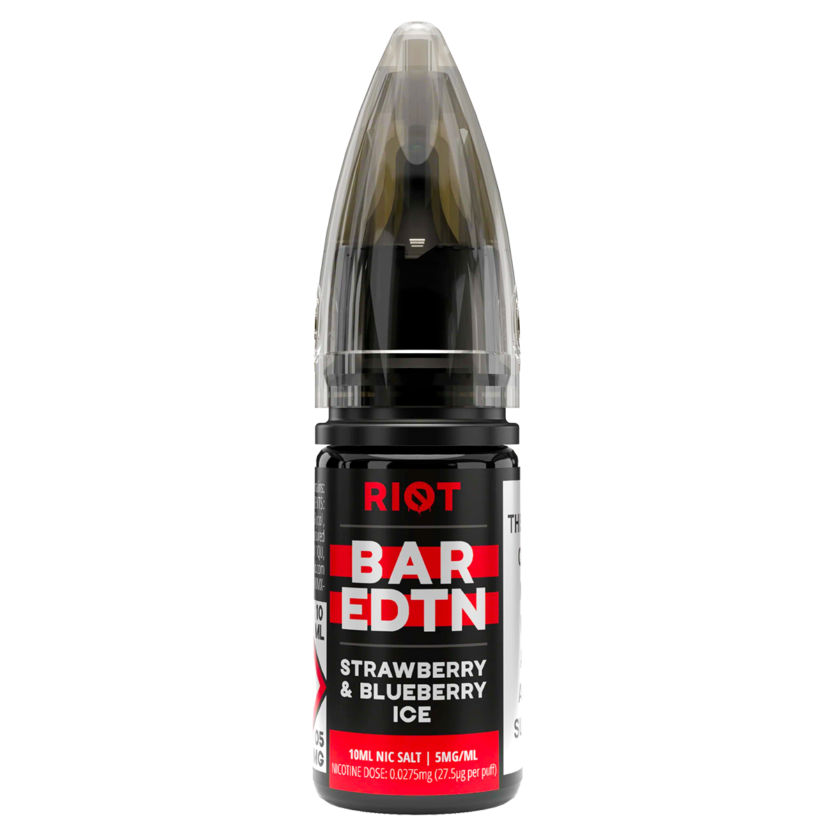 Strawberry Blueberry Ice Riot Bar EDTN Nic Salt 10ml