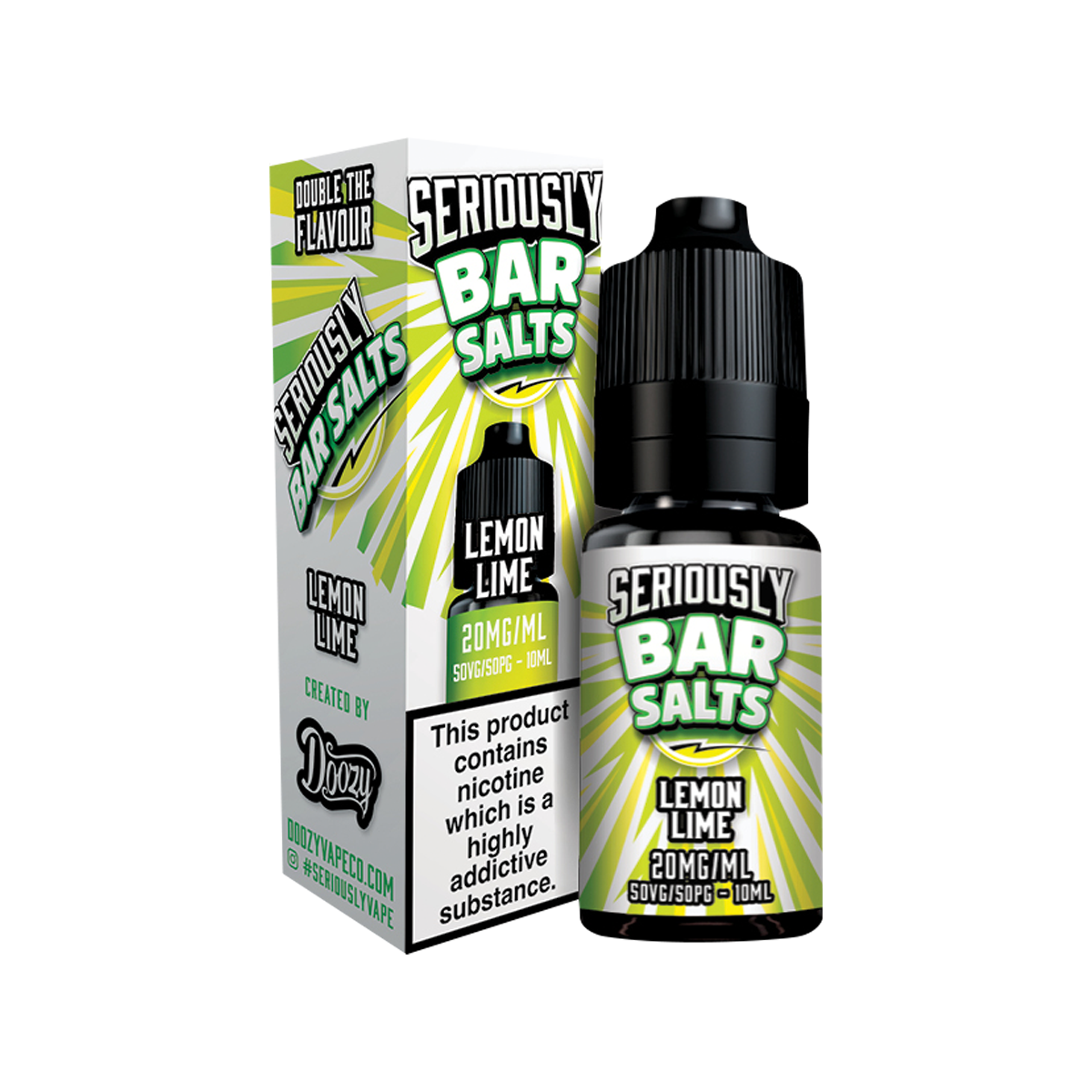 Lemon Lime Nic Salt by Seriously Bar Salts