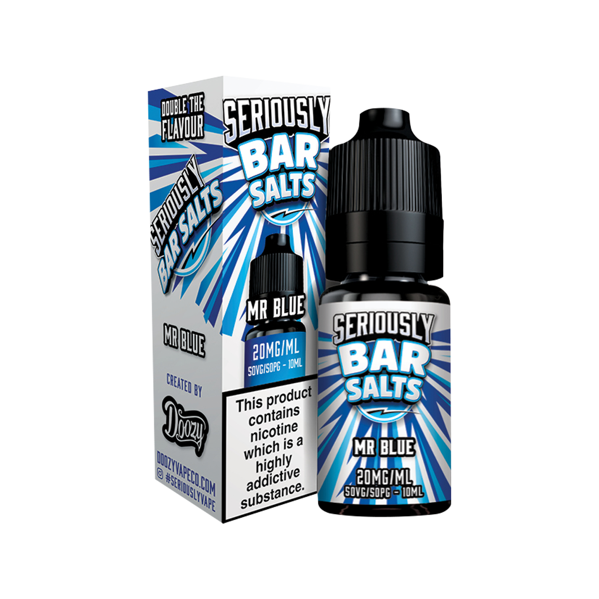 Mr Blue Nic Salt by Seriously Bar Salts