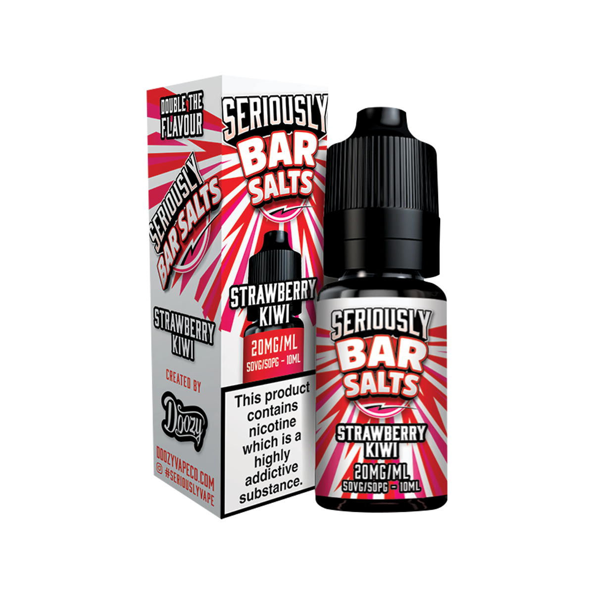 Strawberry Kiwi Nic Salt by Seriously Bar Salts
