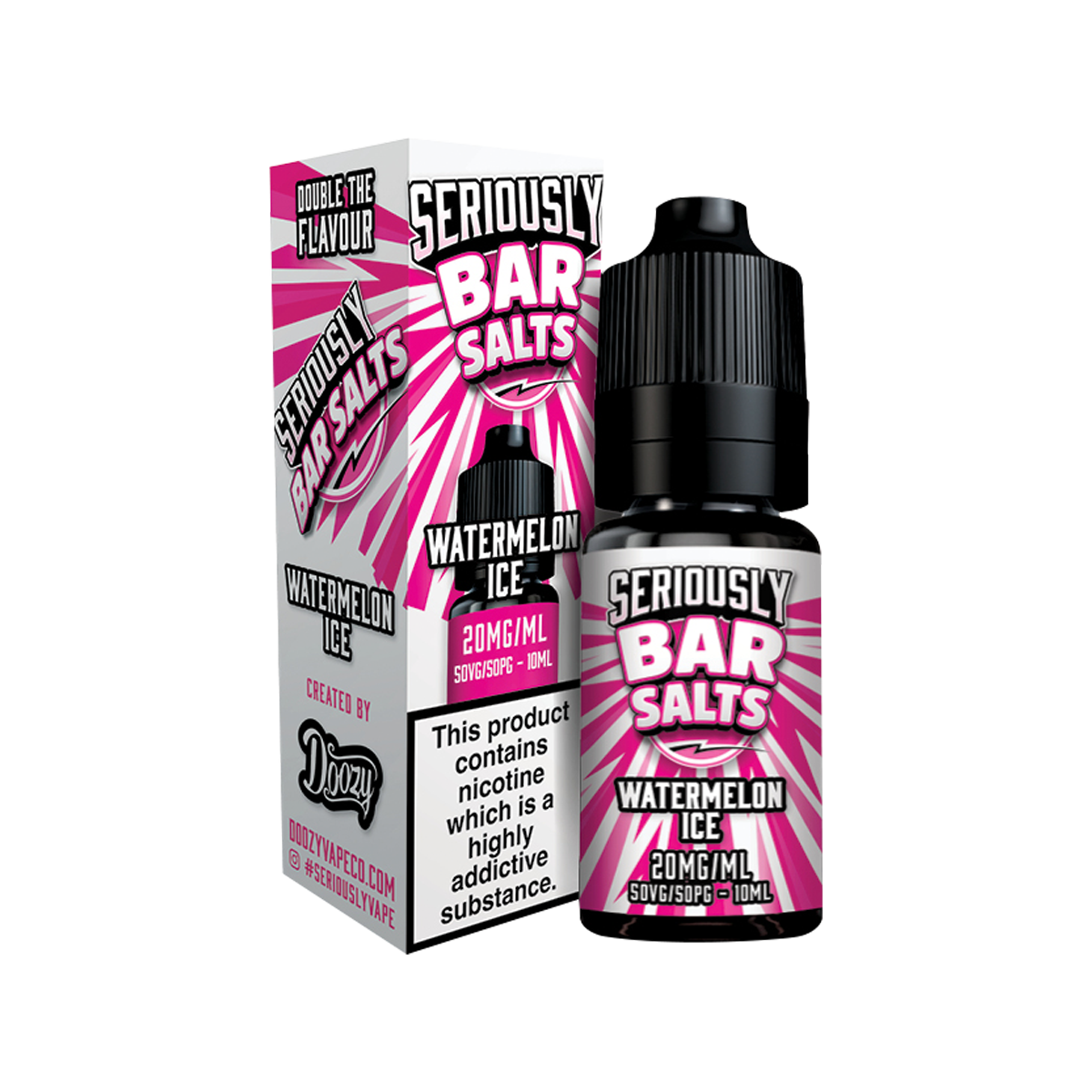 Watermelon Ice Nic Salt by Seriously Bar Salts