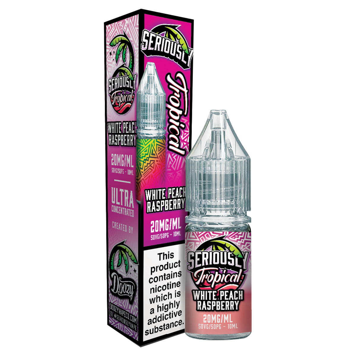 White Peach Raspberry Nic Salt by Seriously Tropical - 10ml
