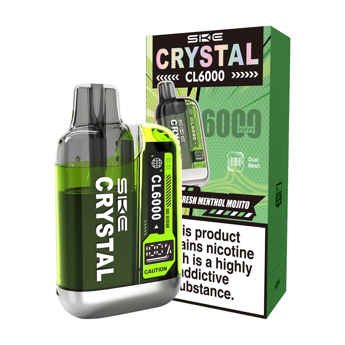 SKE Crystal CL6000 Big Puff Vape
