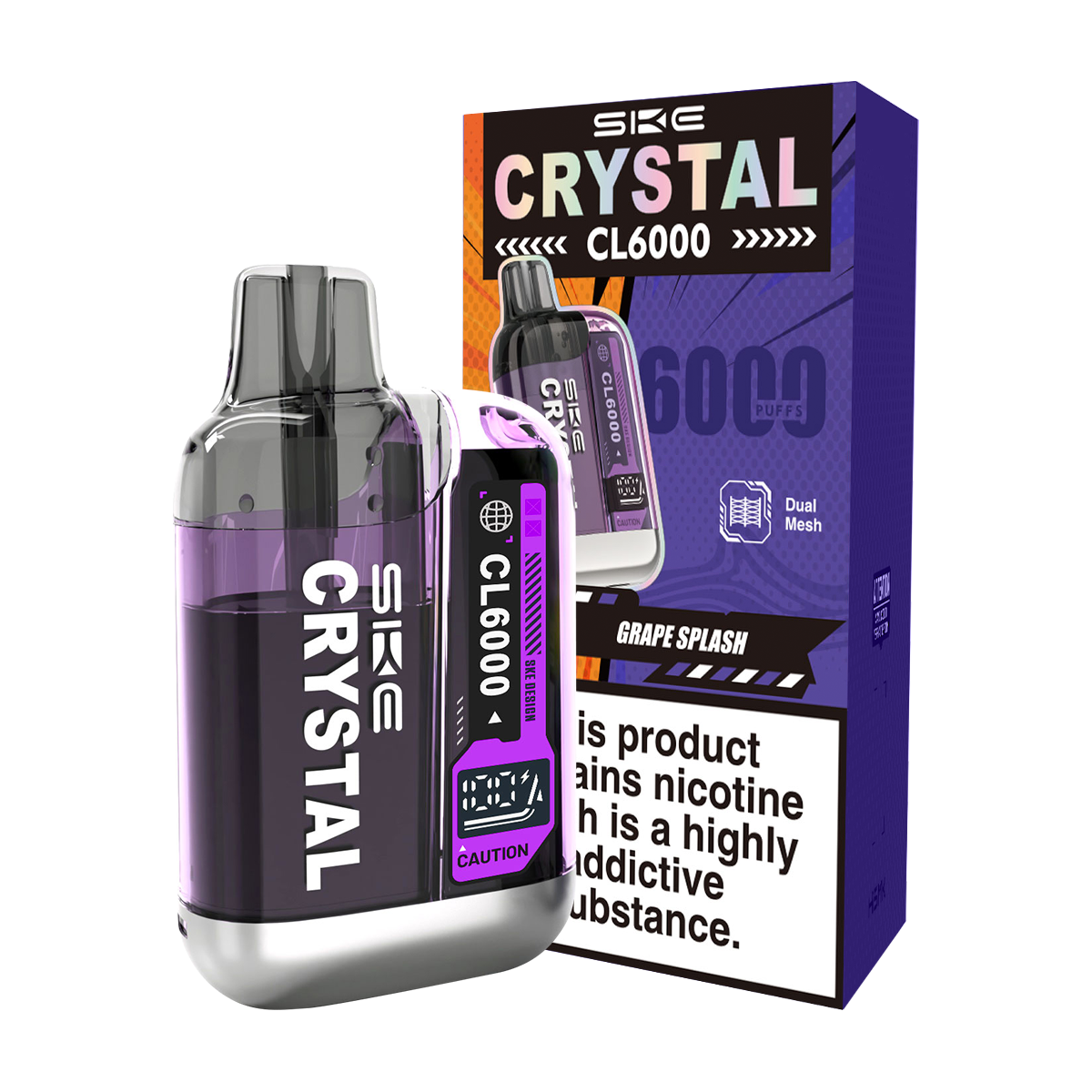 SKE Crystal CL6000 Big Puff Vape