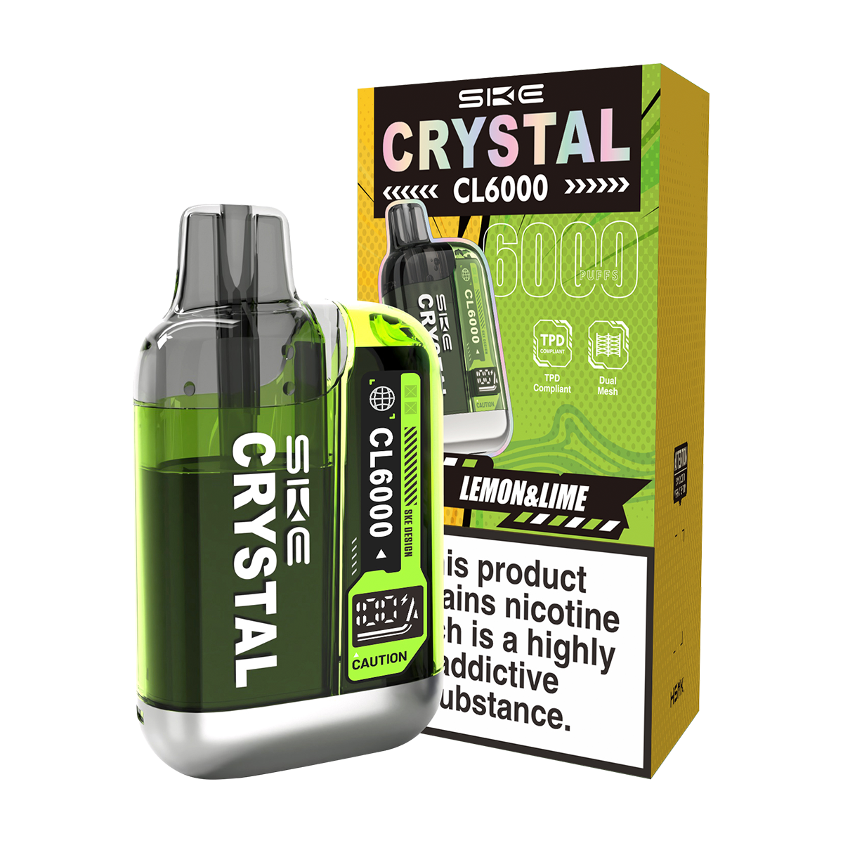 SKE Crystal CL6000 Big Puff Vape