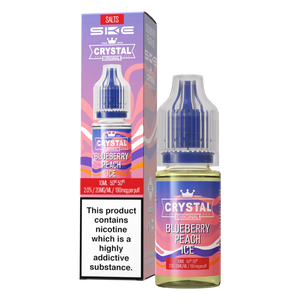 Blueberry Peach Ice Nic Salt by SKE Crystal 10ml
