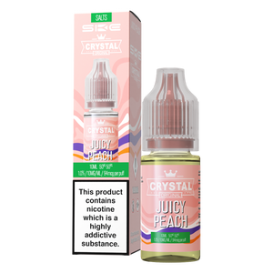 Juicy Peach Nic Salt by SKE Crystal 10ml