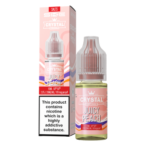 Juicy Peach Nic Salt by SKE Crystal 10ml