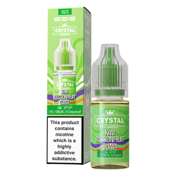 Kiwi Passionfruit Guava Nic Salt by SKE Crystal 10ml