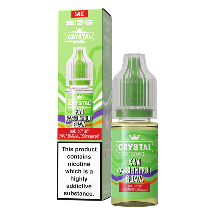 Kiwi Passionfruit Guava Nic Salt by SKE Crystal 10ml