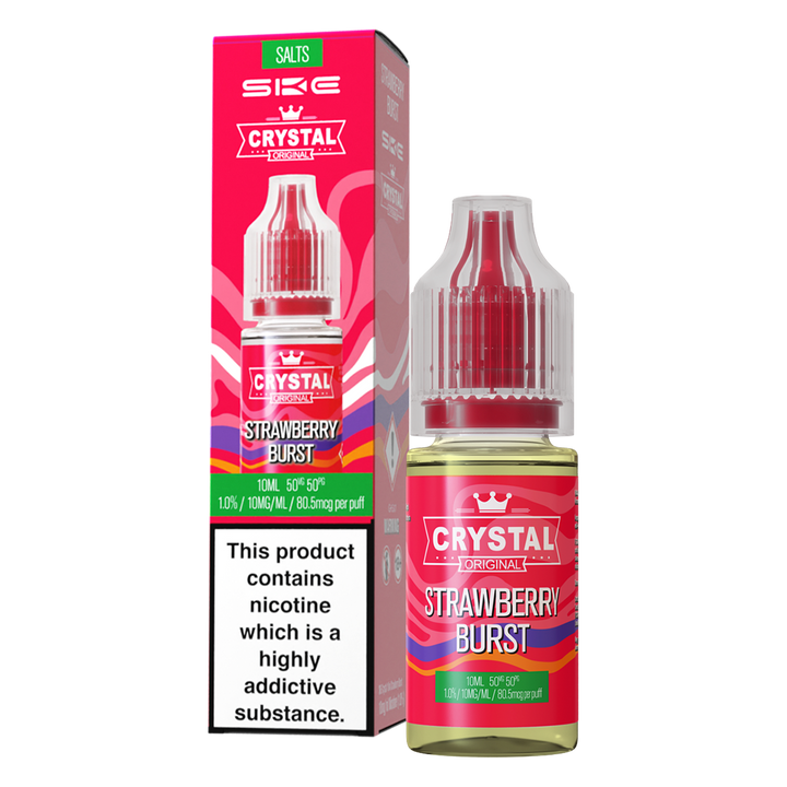 Strawberry Burst Nic Salt by SKE Crystal 10ml