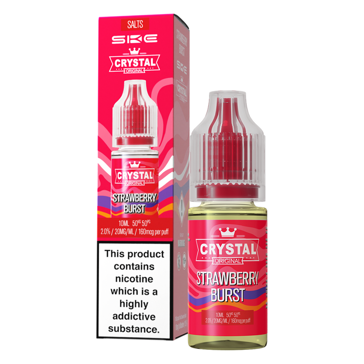 Strawberry Burst Nic Salt by SKE Crystal 10ml