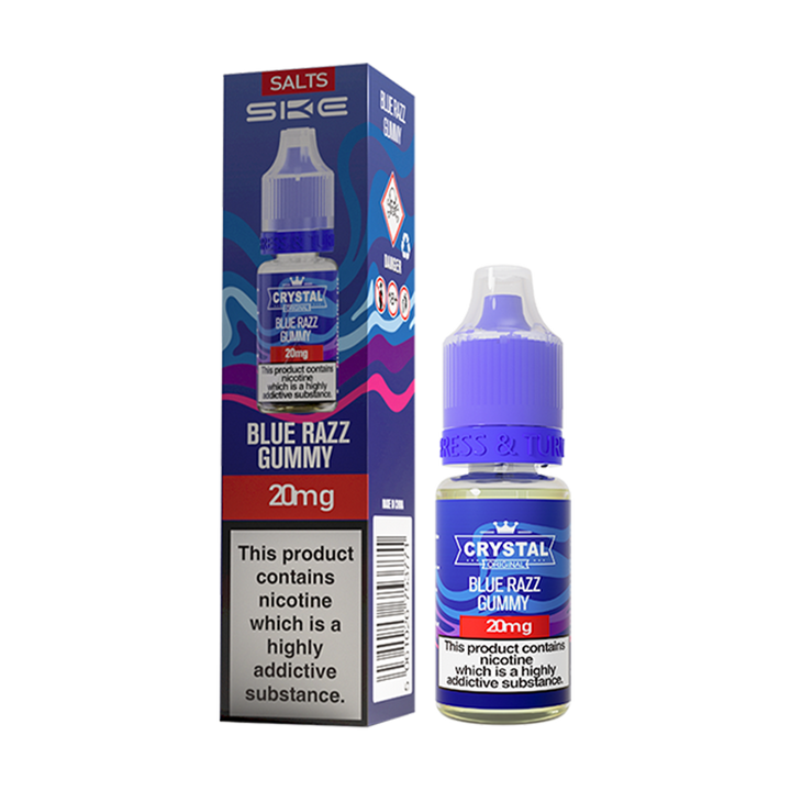 Blue Razz Gummy Nic Salt by SKE Crystal