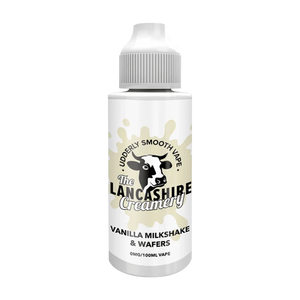 Vanilla Milkshake and Wafers by The Lancashire Creamery 100ml