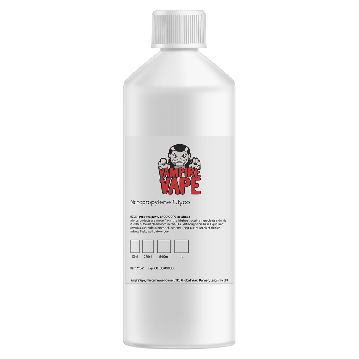 DIY Base 100% PG by Vampire Vape - 500ml