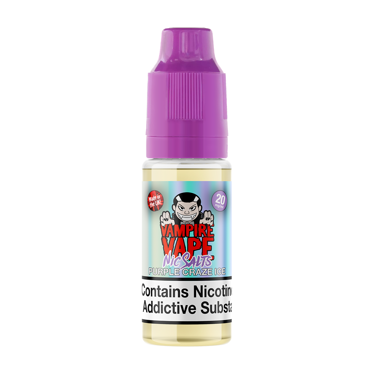Purple Craze Ice Nic Salt By Vampire Vape 10ml