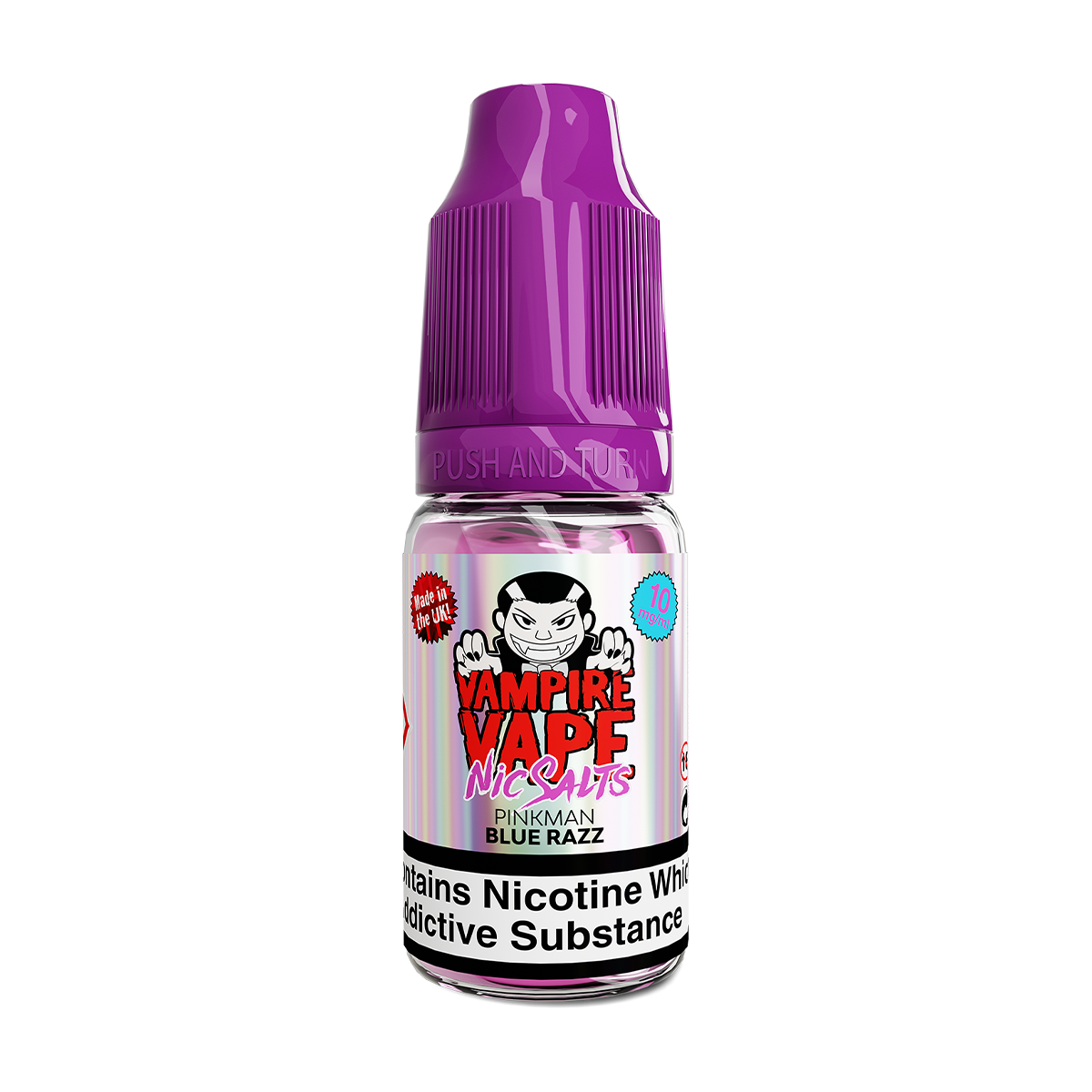 Pinkman Blue Razz Nic Salt by Vampire Vape 10ml