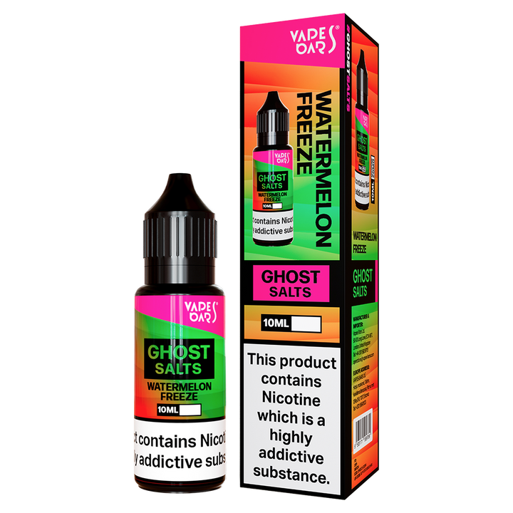 Watermelon Freeze Ghost Salts by Vapes Bars 10ml - 10mg