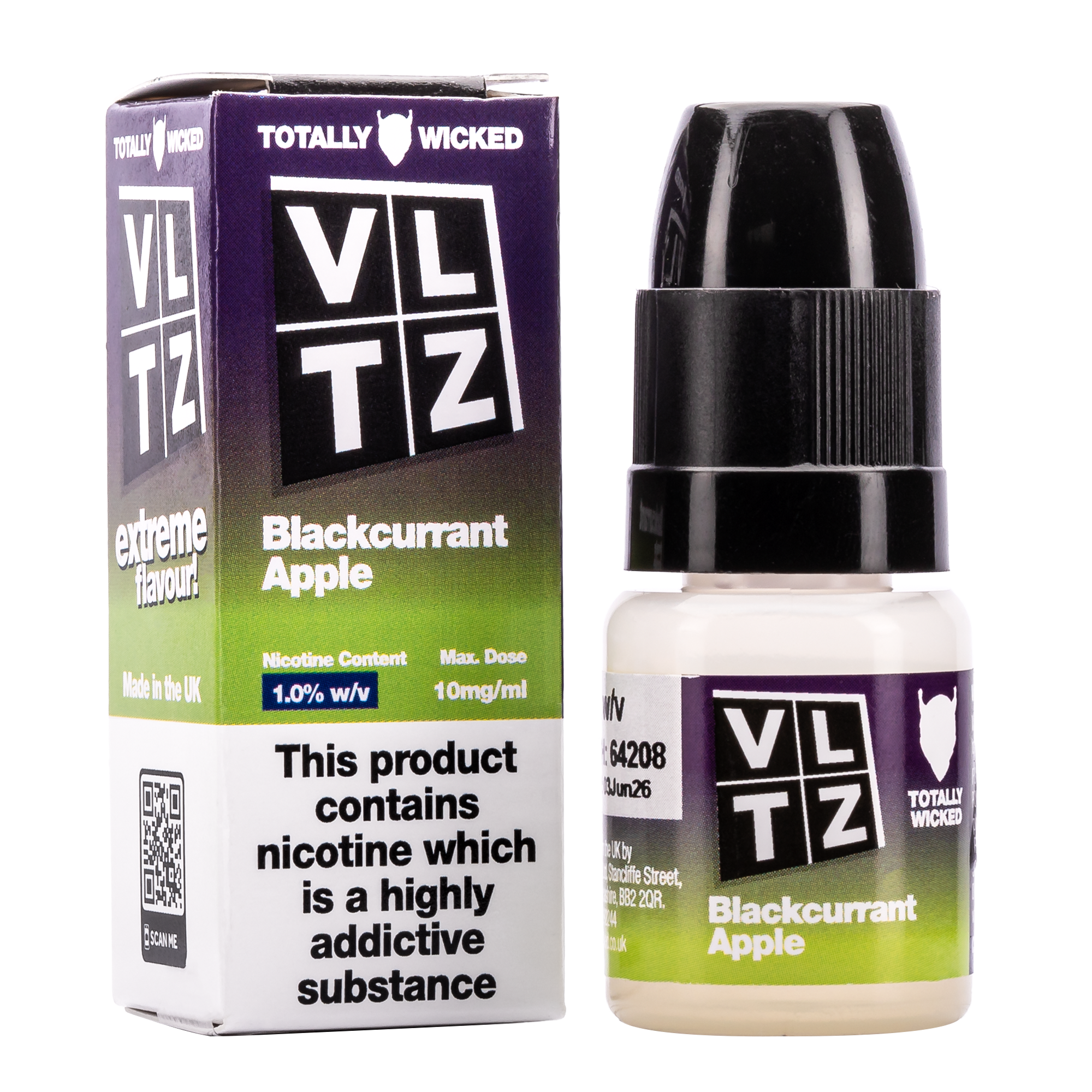 Blackcurrant Apple VLTZ E-liquid