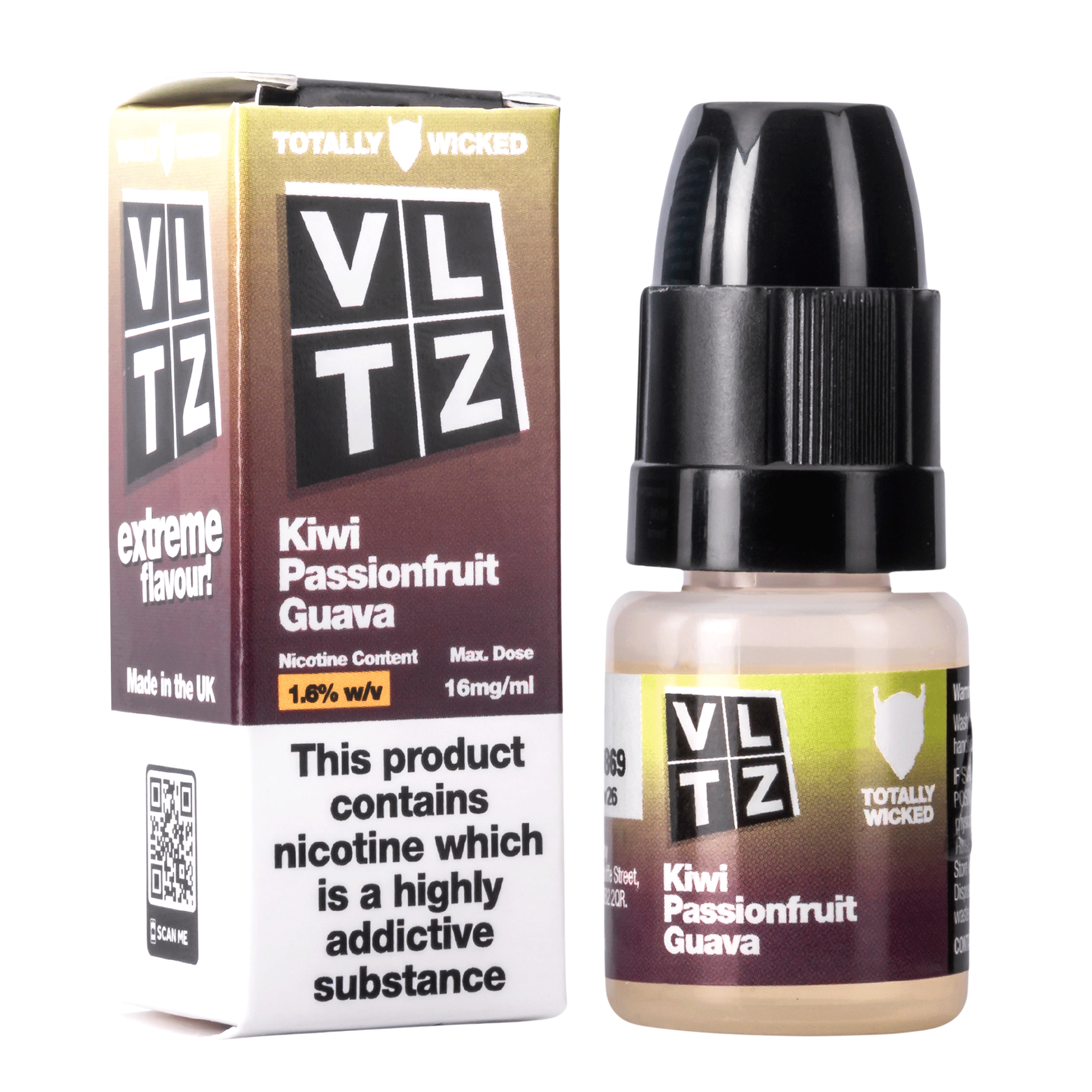 Kiwi Passion Fruit Guava VLTZ E-liquid