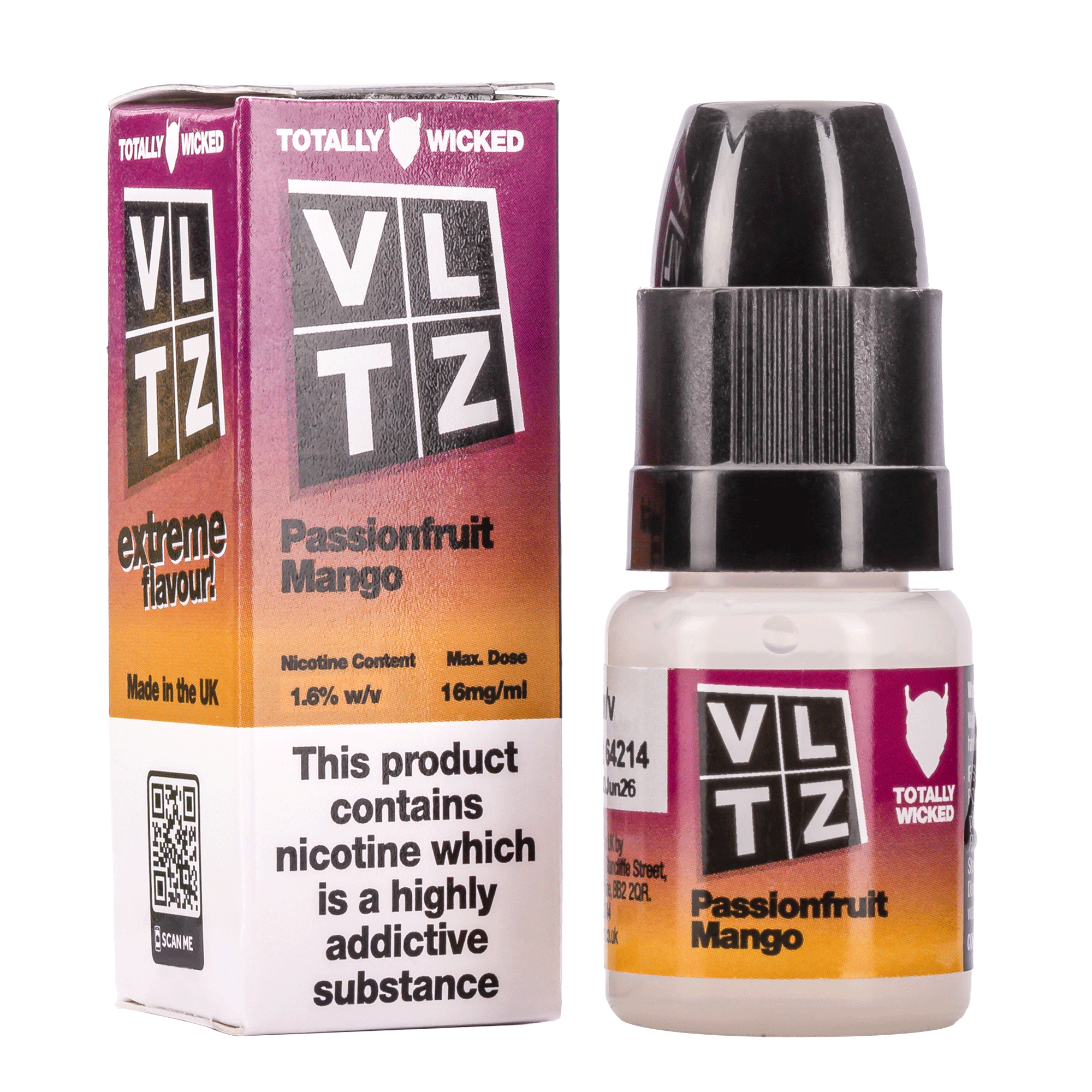 Passion Fruit Mango VLTZ E-liquid