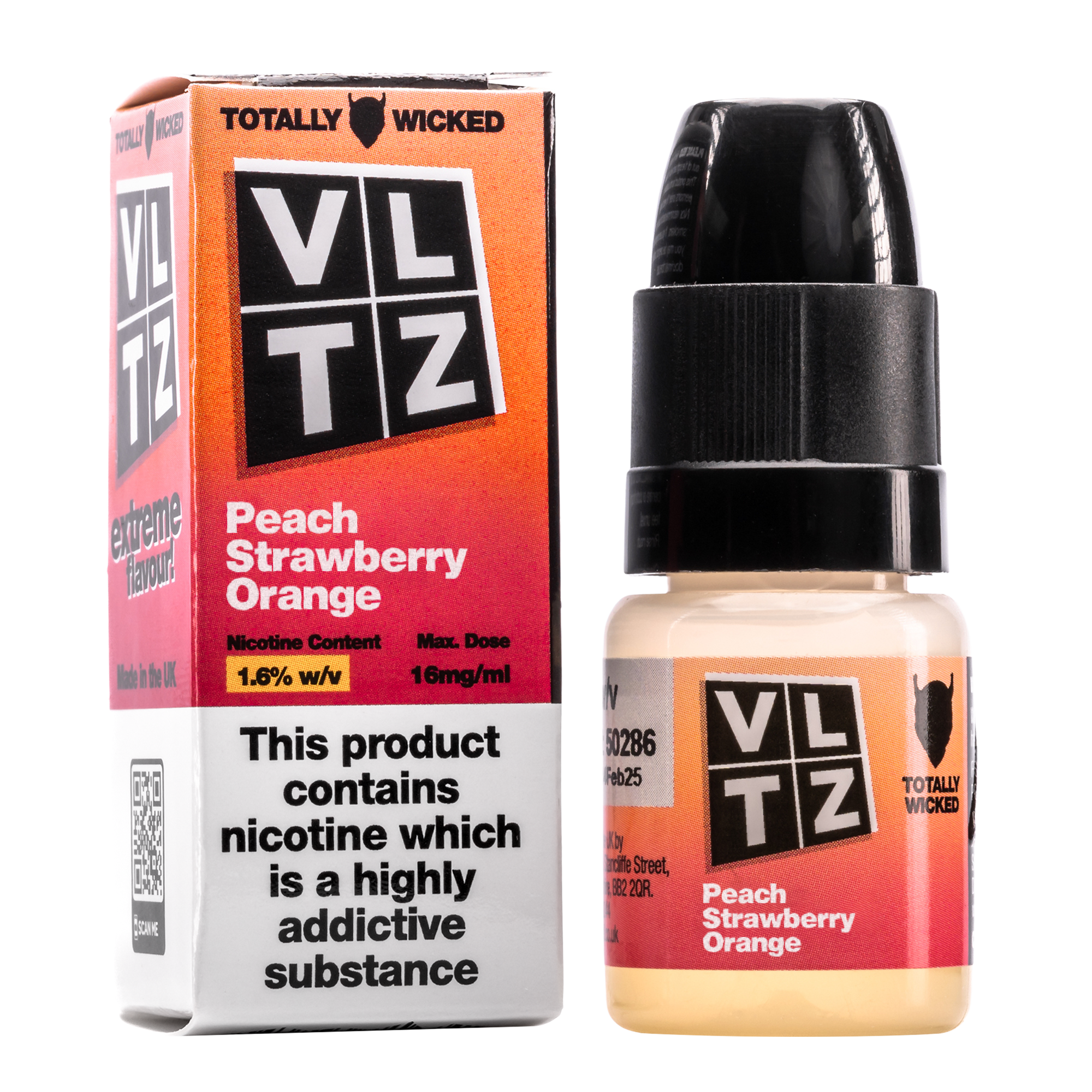 Peach Strawberry Orange VLTZ E-liquid