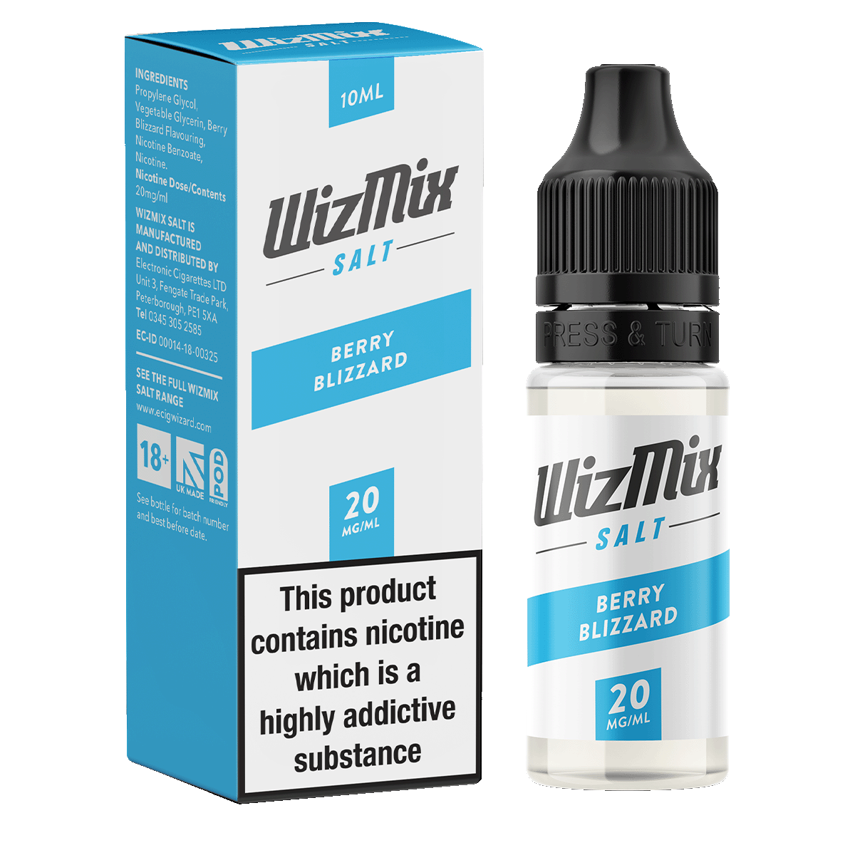 Wizmix Salt Berry Blizzard - 10ml