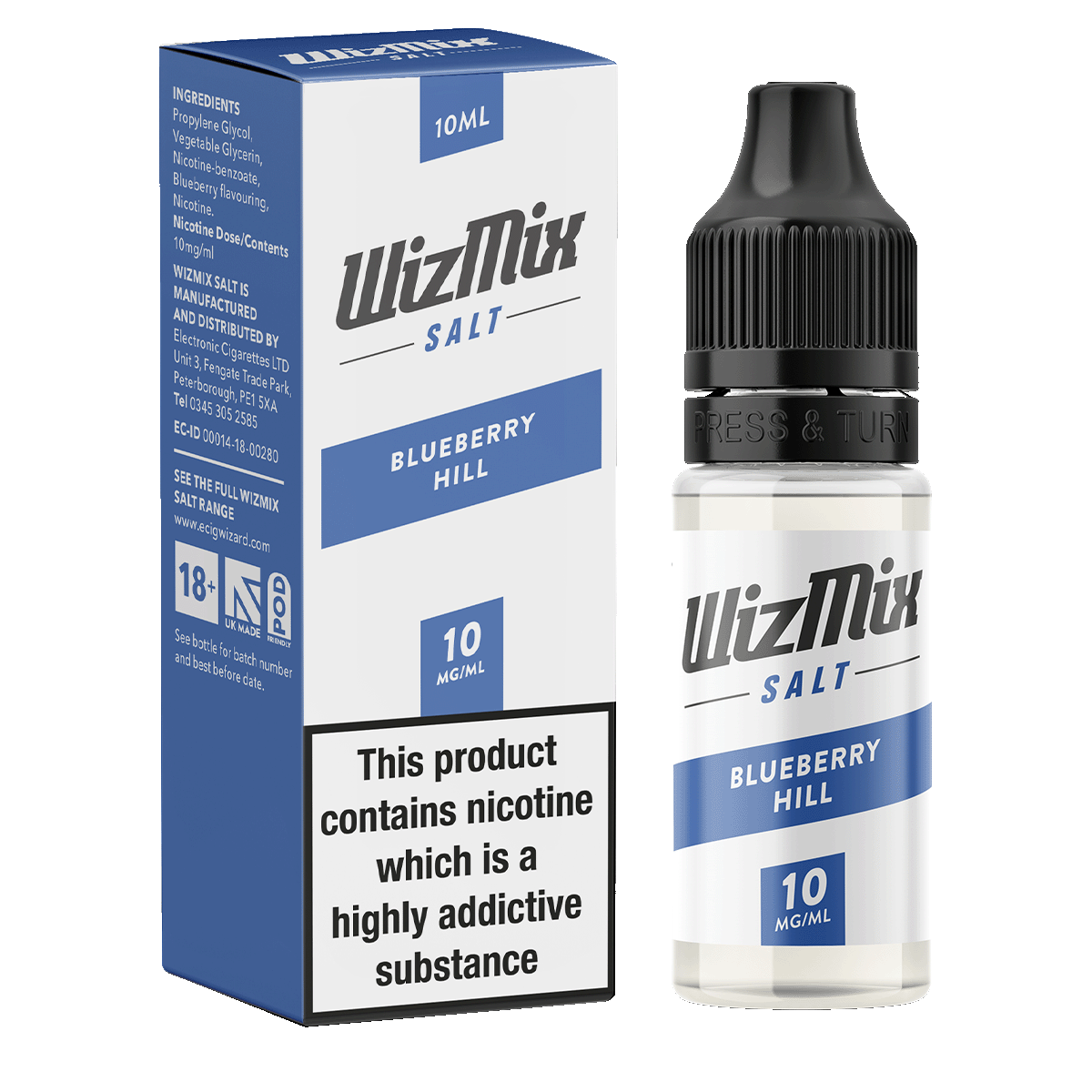 Wizmix Salt Blueberry Hill - 10ml