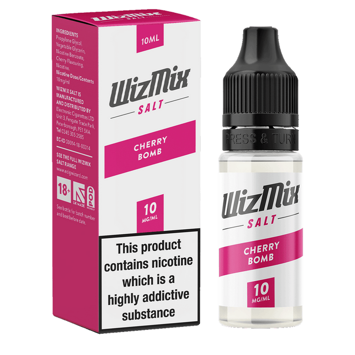 Wizmix Salt Cherry Bomb - 10ml