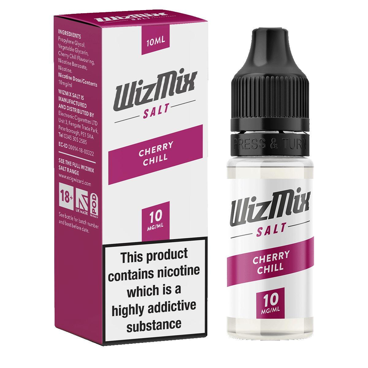 Wizmix Salt Cherry Chill - 10ml