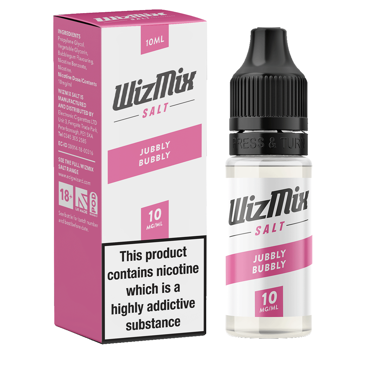 Wizmix Salt Jubbly Bubbly - 10ml