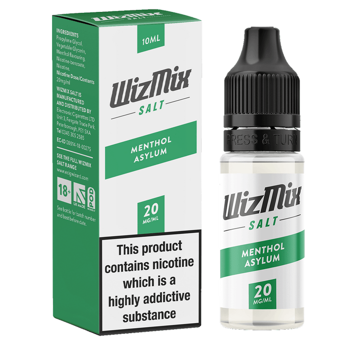 Wizmix Salt Menthol Asylum - 10ml