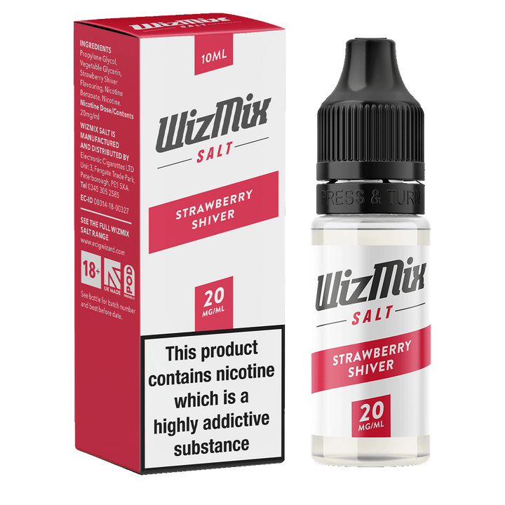 Wizmix Salt Strawberry Shiver - 10ml