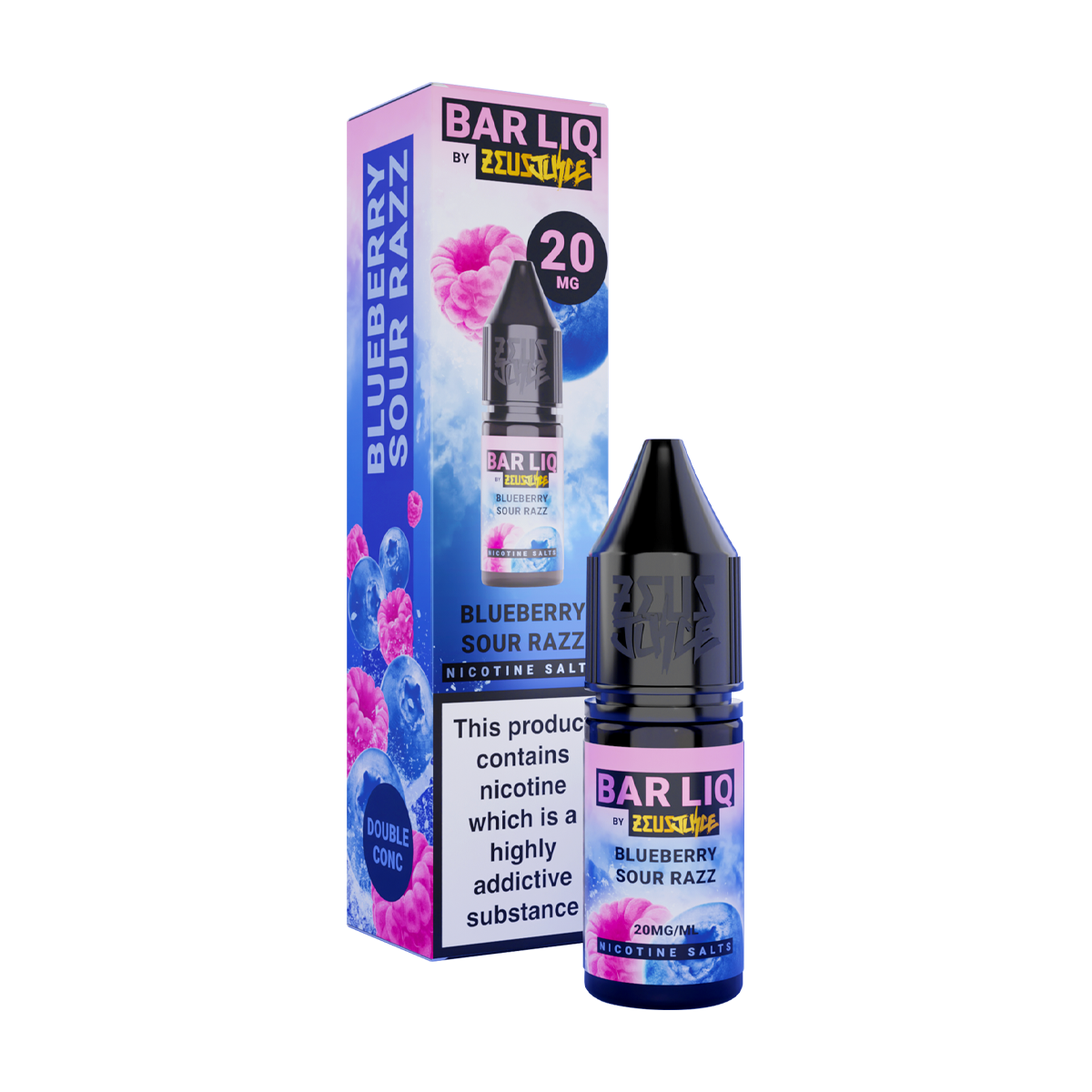 Blueberry Sour Razz Zeus Juice Bar Liq Nic Salt