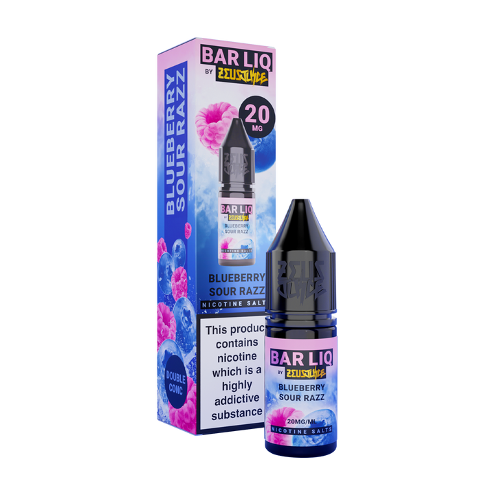 Blueberry Sour Razz Zeus Juice Bar Liq Nic Salt