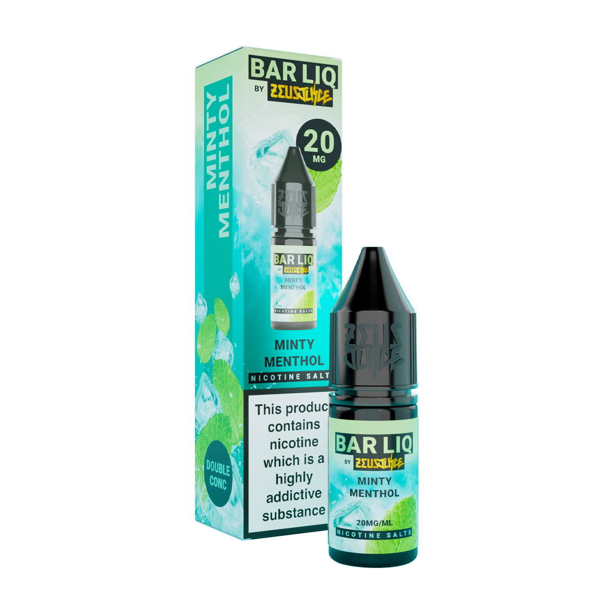 Minty Menthol Zeus Juice Bar Liq Nic Salt