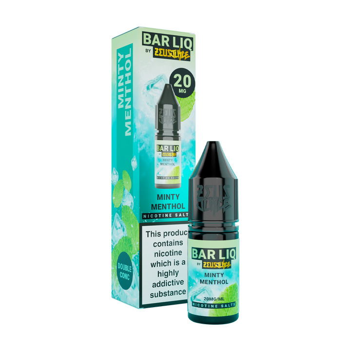 Minty Menthol Zeus Juice Bar Liq Nic Salt
